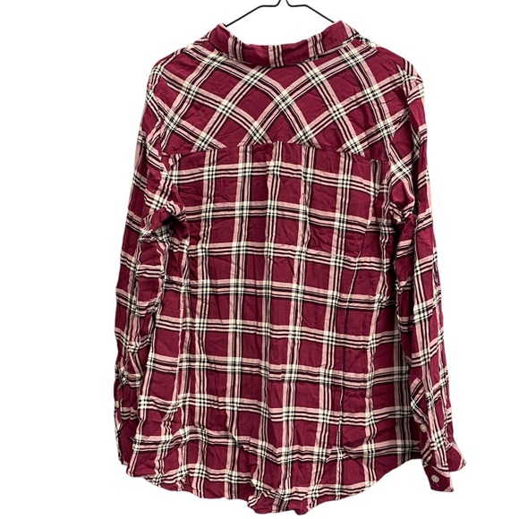 Torrid plaid LS top, SZ 1X - Picture 5 of 5